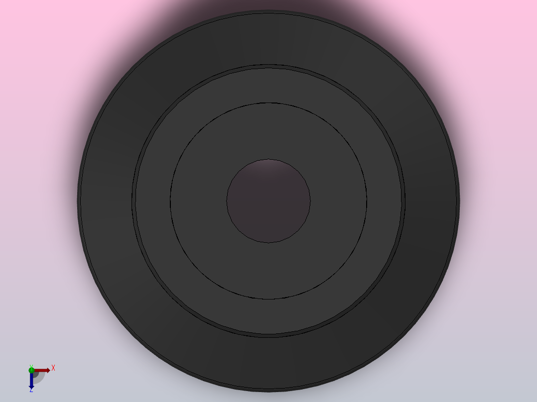 PJG(φ20)双层真空吸盘[PJG-20-N]俯视图