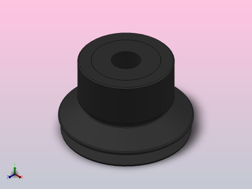 PJG(φ20)双层真空吸盘[PJG-20-N]正等轴测缩略图