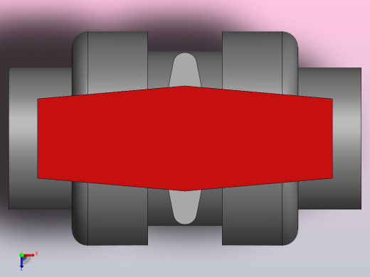 活接球阀-DN80俯视缩略图