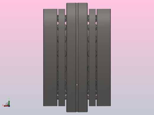 滚针和双向推力圆柱滚子组合轴承 ZARN型_ZARN 90180右视缩略图