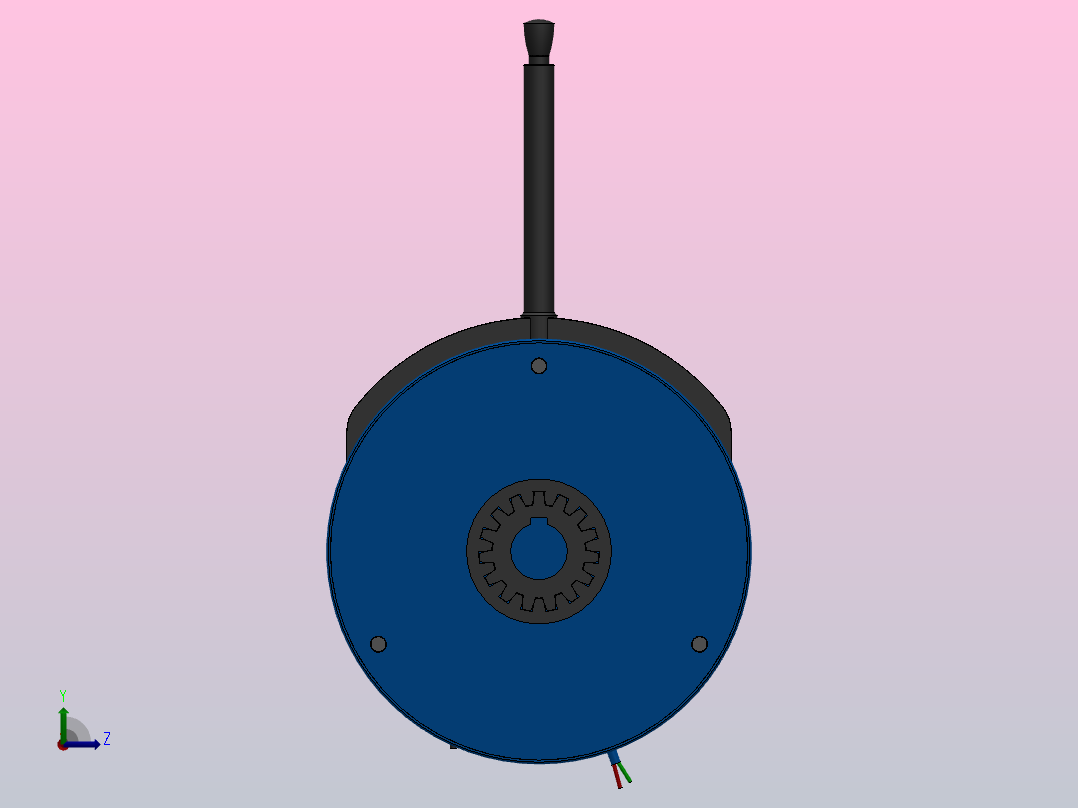 MD-D型电磁圆盘式制动器_MD20-D-35-RL-DC24V左视图