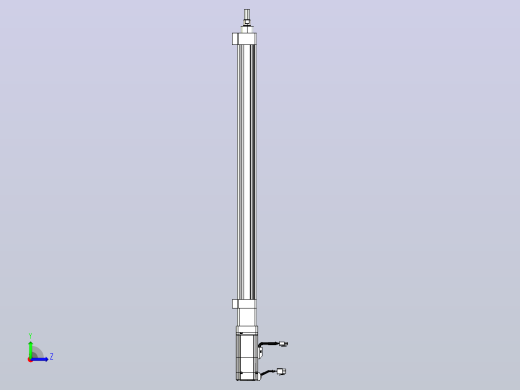 轻载电动缸TPA-ESR40-1210C-L600-M-LB-W-P40-C3左视缩略图