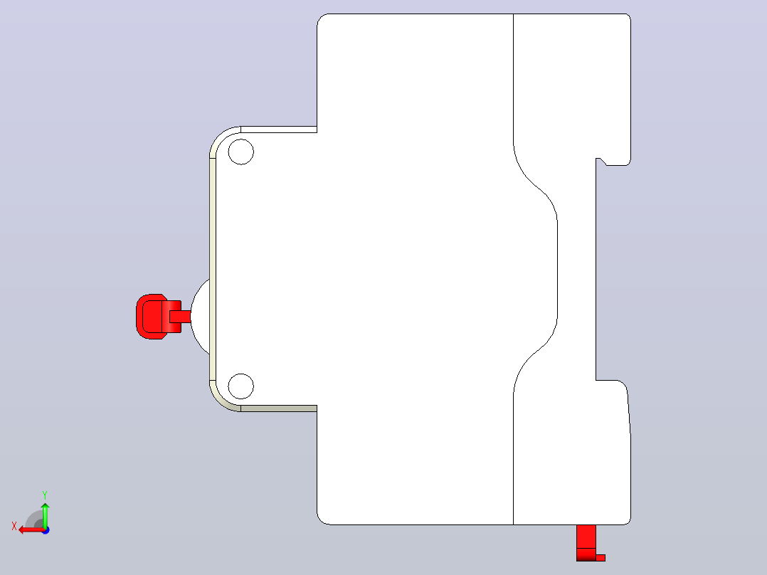 CDB6i-125塑料外壳式断路器[CDB6i1252C63]德力西后视图