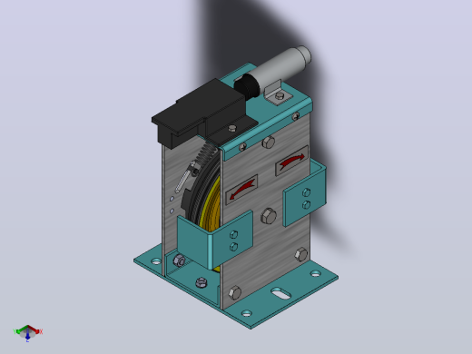 OX-186双向无机房限速器[OX-186 可选DC24V]正等轴测缩略图