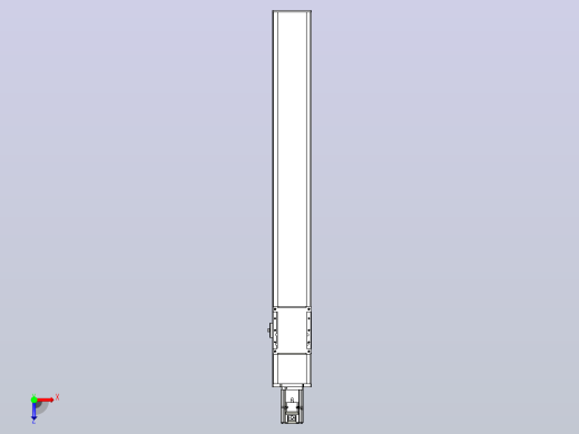 滚珠丝杠直线轴带导轨全封闭TPA-HCR-105D-1610C-L750-M-C-P40-N3俯视缩略图