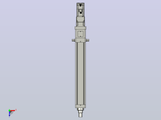 轻载电动缸TPA-ESR100-3210C-L500-M-TC-W-P75-JX-C3俯视缩略图