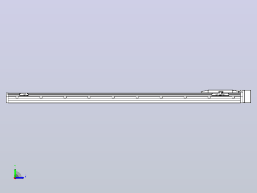 滚珠丝杠直线轴内置导轨TPA-GCR-150-2010C-L1200-ML-M75-N3左视缩略图