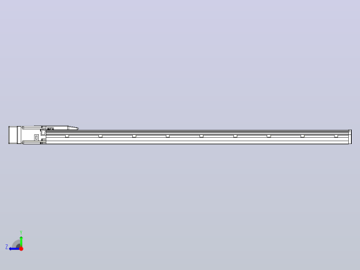 滚珠丝杠直线轴内置导轨TPA-GCR-150-2010C-L1200-ML-M75-N3右视缩略图
