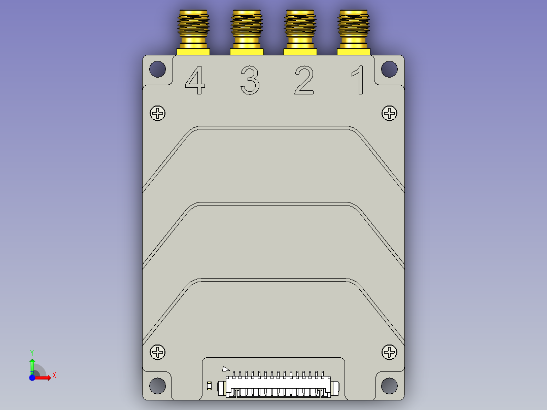 RFID阅读器Chafon MU914前视图