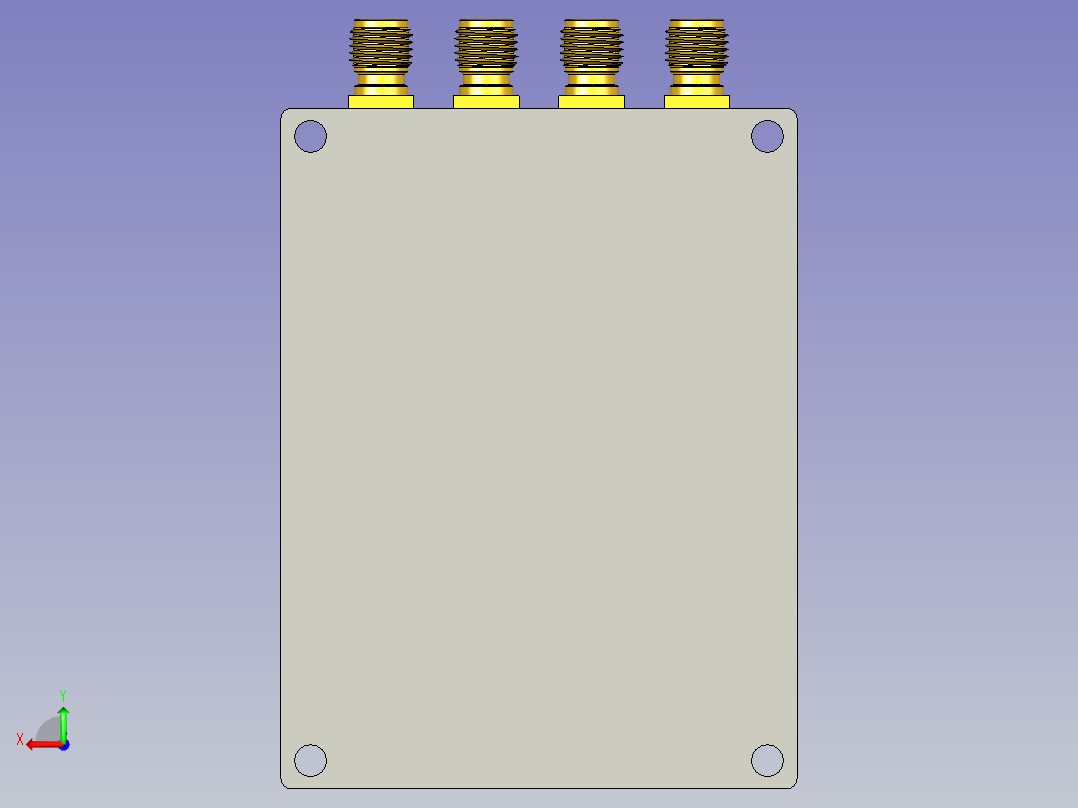 RFID阅读器Chafon MU914后视图
