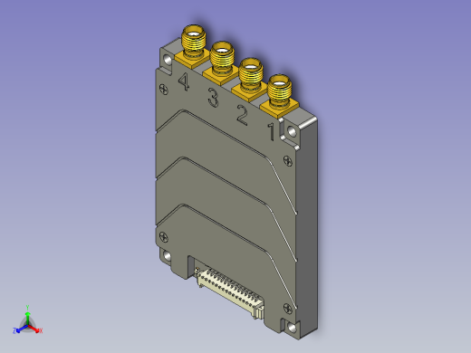 RFID阅读器Chafon MU914正等轴测缩略图