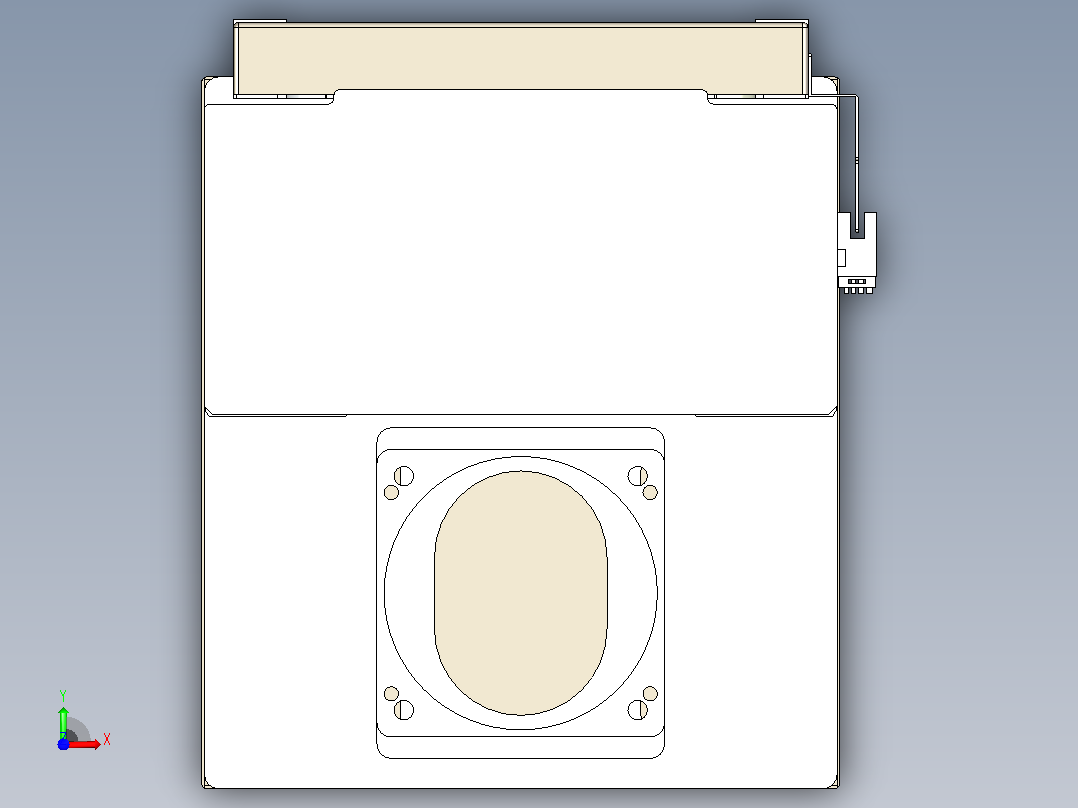 滚珠丝杠直线轴带导轨全封闭TPA-HCR-220D-3210C-L2250-MP-Y-P1K-N3前视图
