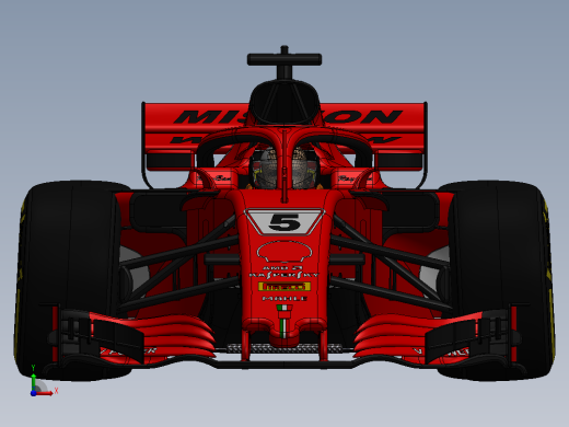 F1法拉利SF71H前视缩略图