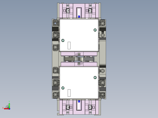 NC2-115Ns 3P交流接触器三维模型202412后视缩略图