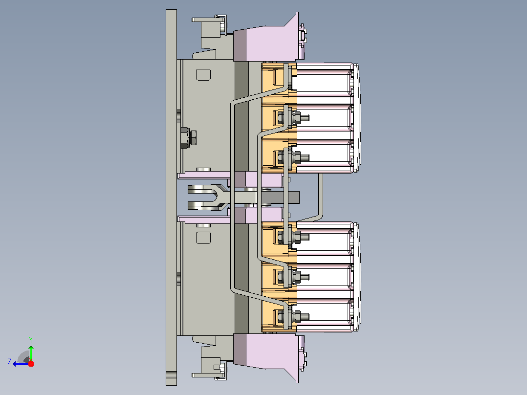 NC2-115Ns 3P交流接触器三维模型202412右视图