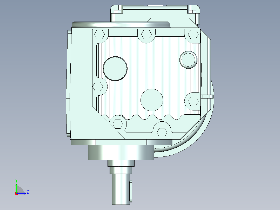 自动化生产线(UG)左视图