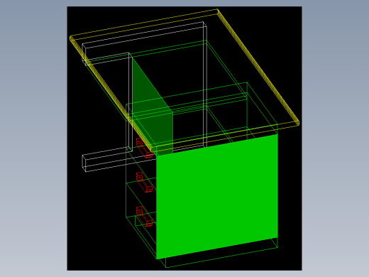 室内家具及植物的维模型十二-B029