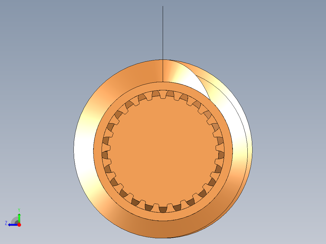 1_弧形蜗杆集右视图