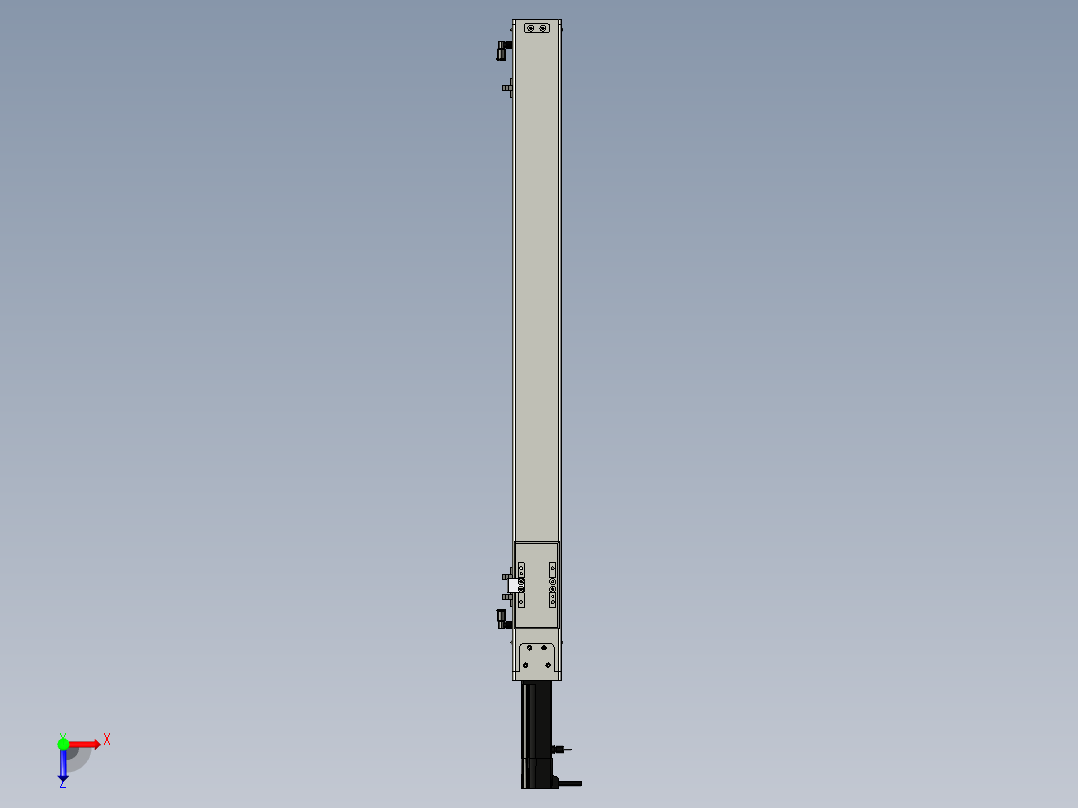 Toyo东佑达直线模组-ECH6-650-BC+煞車-反-M5俯视图