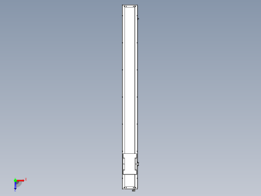 Toyo东佑达直线模组-ECH17-1600-M-400W俯视缩略图