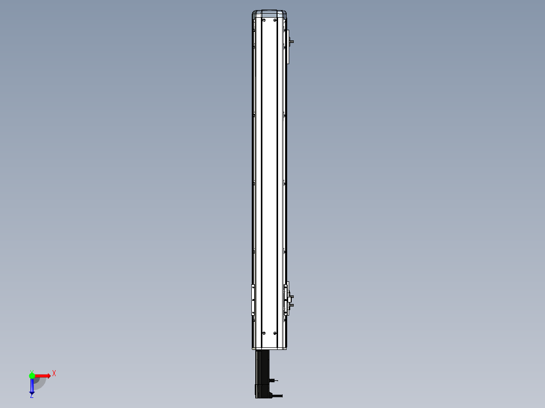 Toyo东佑达直线模组-ETH10-750-BC-100W+煞車俯视图