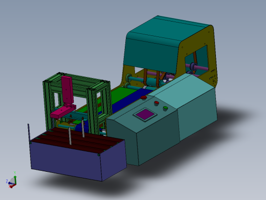 非标分页机3D图纸