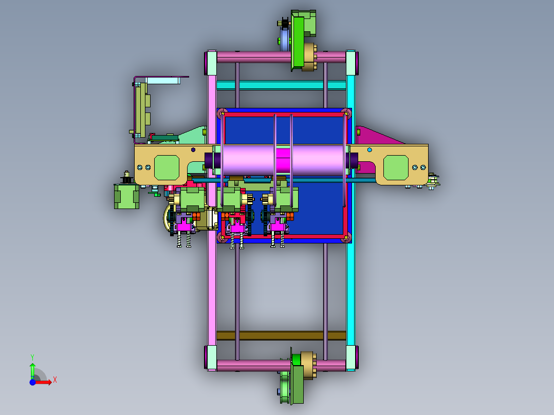 三维彩色人像打印机前视图