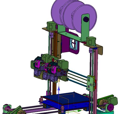 三维彩色人像打印机