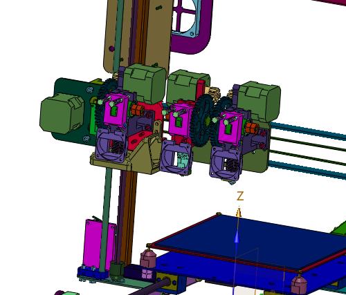 三维彩色人像打印机