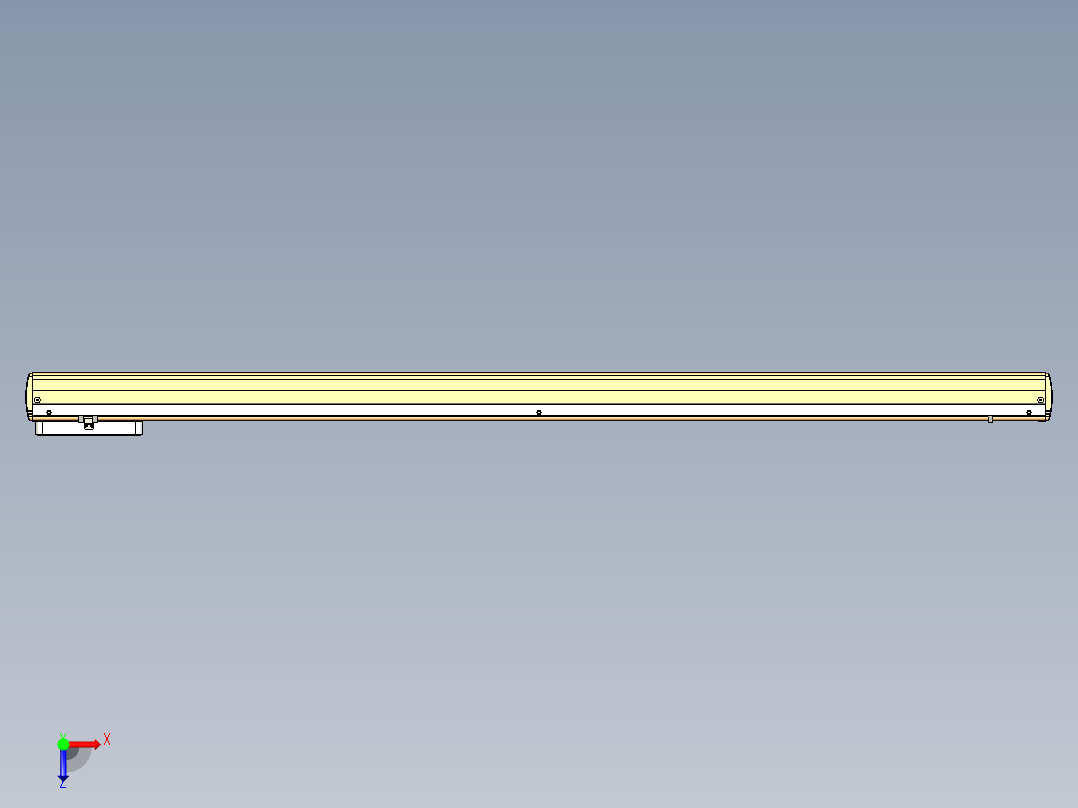 威洛博LC系列3d模型模组LC17E1Y-S1350俯视图