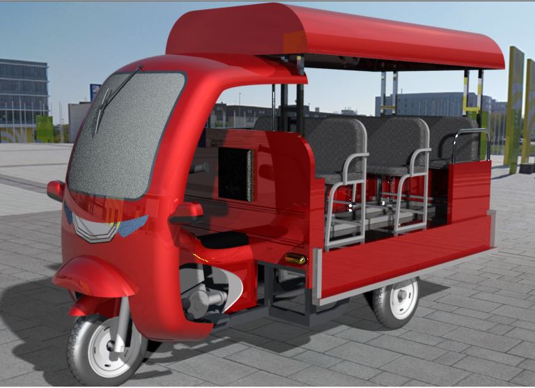 三轮货运车
