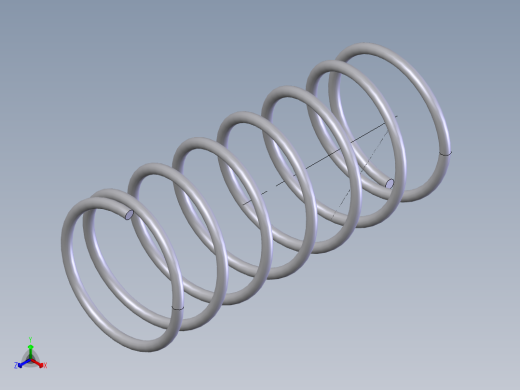 S1 压簧正等轴测缩略图