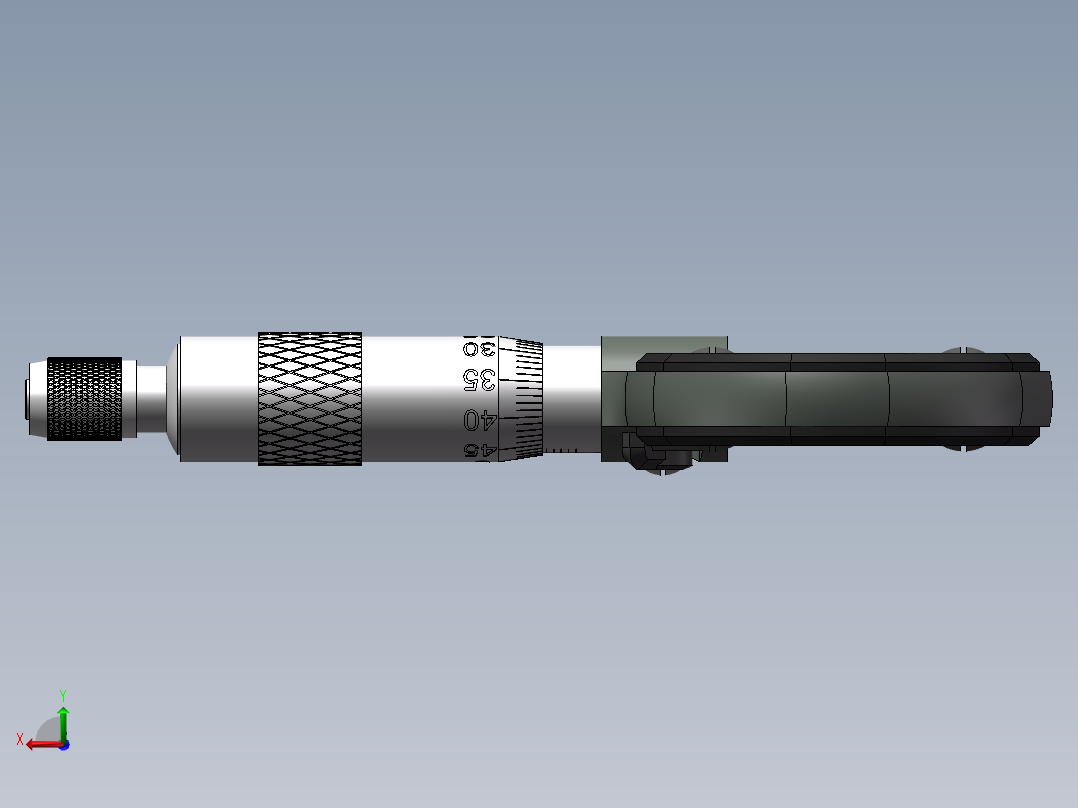 千分尺 ID 30061后视图