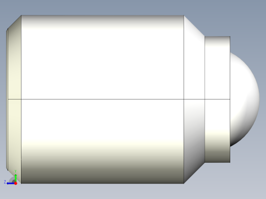 全圓定位珠螺絲(塑膠珠)2272-3D多系列多零件图纸模型右视缩略图