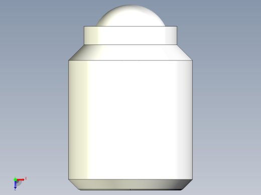 全圓定位珠螺絲(塑膠珠)2272-3D多系列多零件图纸模型俯视缩略图