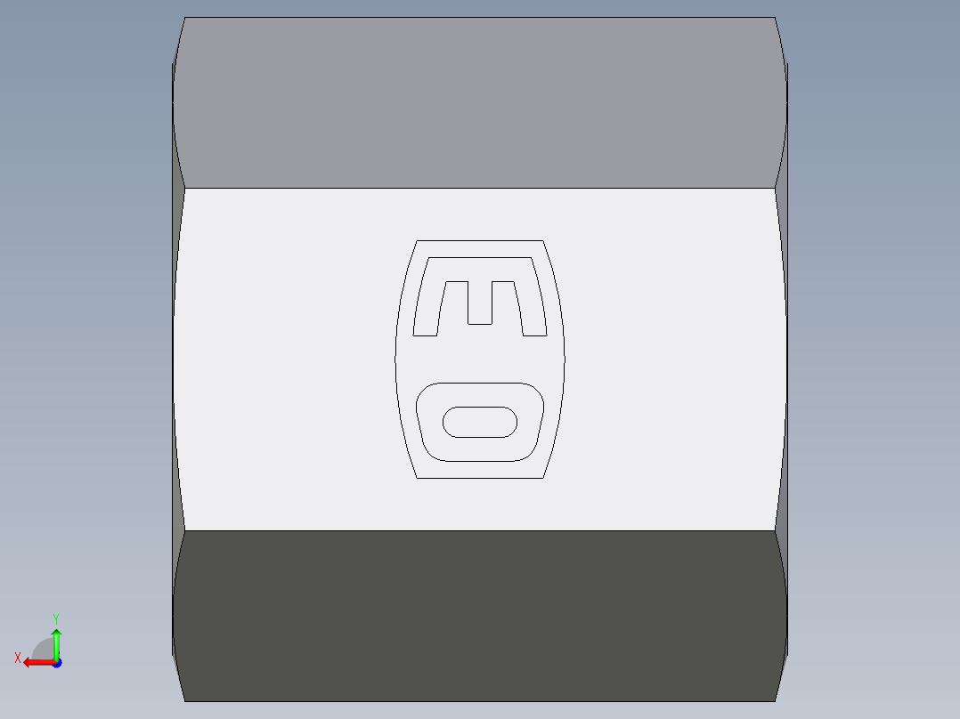 卡套式工业通用硬管接头EO_Nut_EO_24__Cone_end_M06LCFX后视图