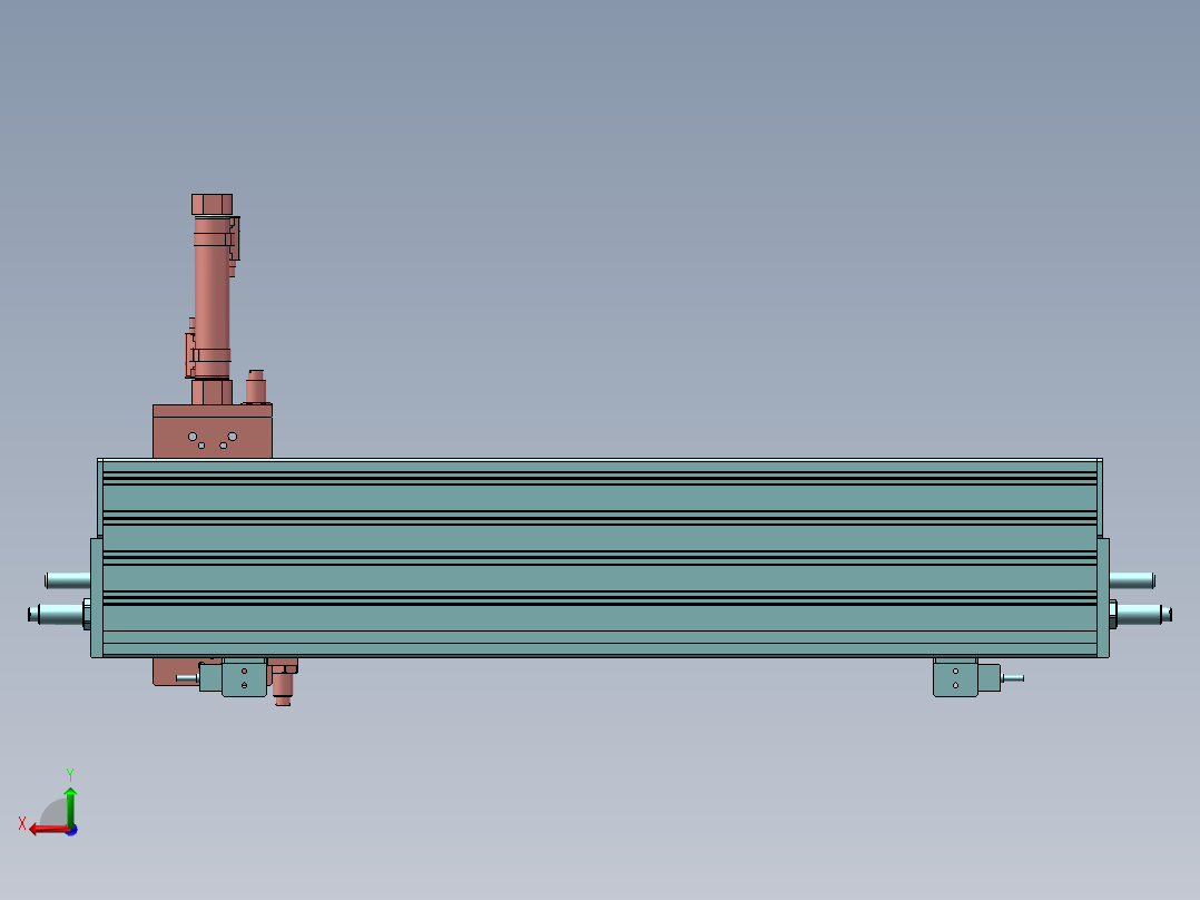 2-无杆缸搬运模块及配件后视图