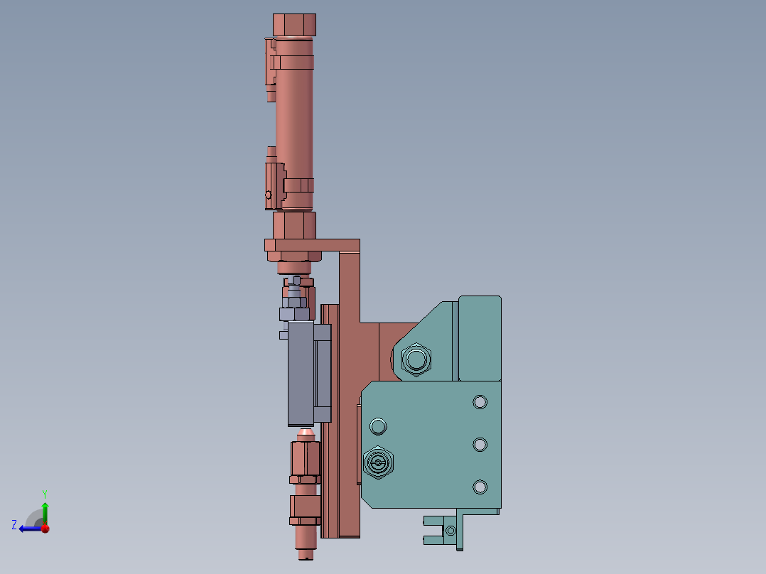 2-无杆缸搬运模块及配件右视图