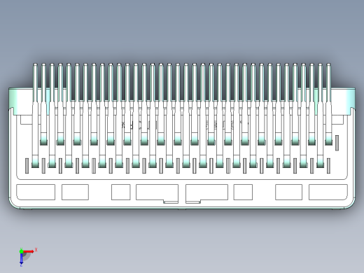 连接器AAUS01AP2-036K0210俯视缩略图
