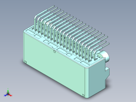 连接器AAUS01AP2-036K0210正等轴测缩略图