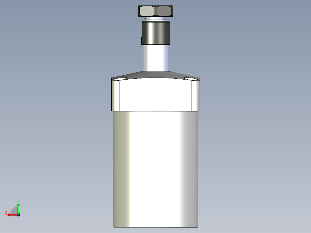 KOSMEKWHE1600-2SR多系列多零件图纸模型后视图