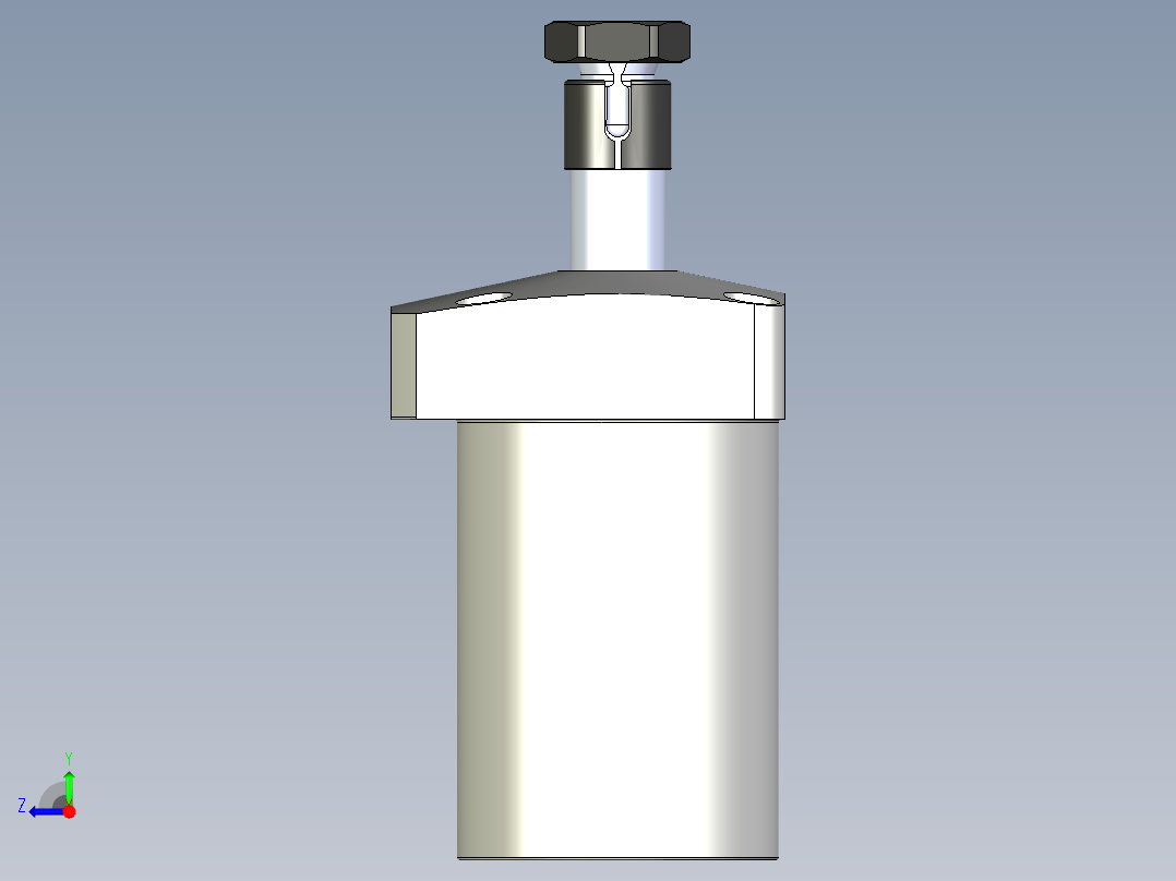 KOSMEKWHE1600-2SR多系列多零件图纸模型右视图