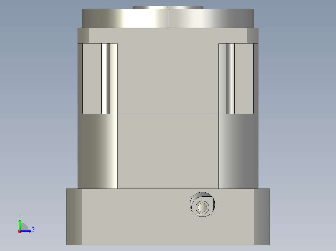 斜齿孔PGH115-L1 24-110-145-M8 KCZ25.STEP左视图