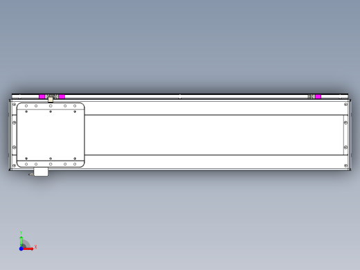 威洛博LC系列3d模型模组LC22H2Y-S800前视缩略图