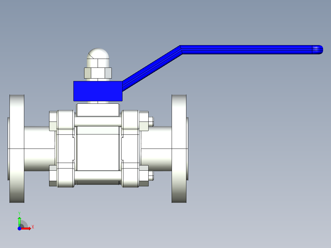 阀门模型-DN16____(____)前视图