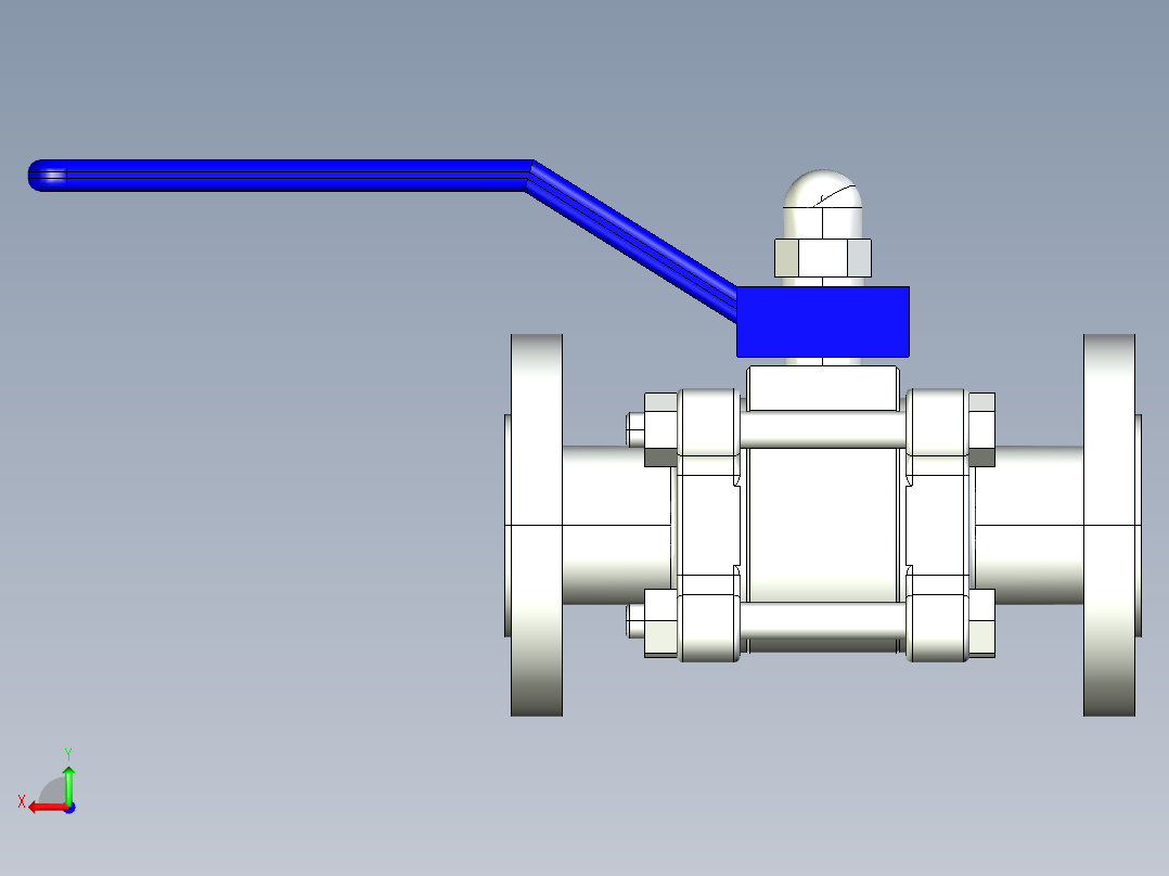 阀门模型-DN16____(____)后视图