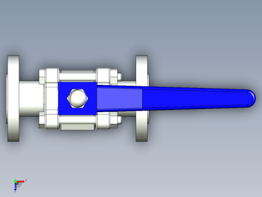 阀门模型-DN16____(____)俯视缩略图