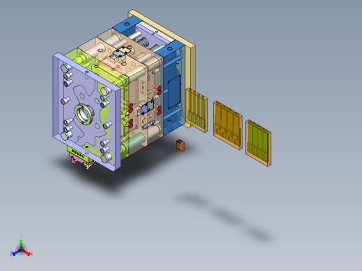 拖把座壳体（斜顶进胶+精定位）