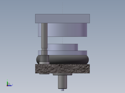 1G130--油位传感器壳体冲压模具设计与动画演示[三维SolidWorks]左视缩略图