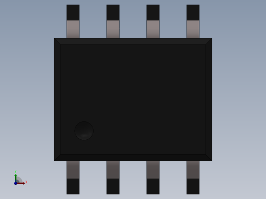 元器件3D封装sop-8158前视缩略图